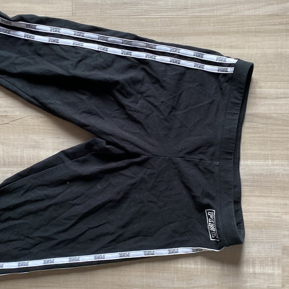 Pink Victoria’s Secret leggings with double side logo - Picture 2 of 3